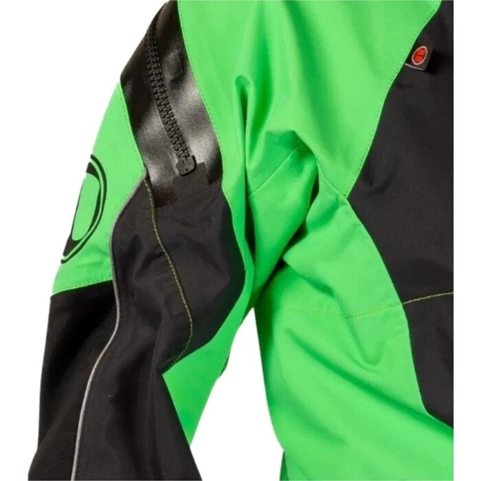 2024 Nookie Fusion Latex Drysuit And Free Underfleece DR50200102 - Black / Green